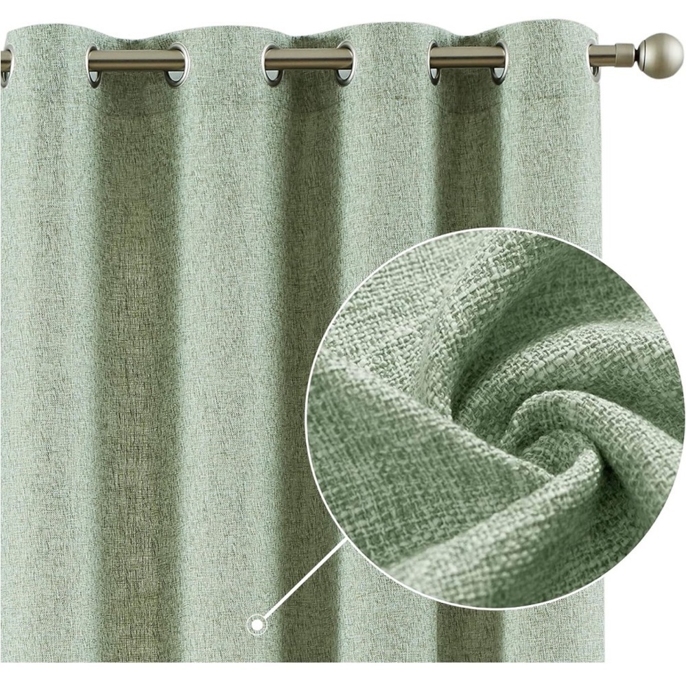 JINCHAN FAUX LINEN CURTAINS - Picture 7 of 7